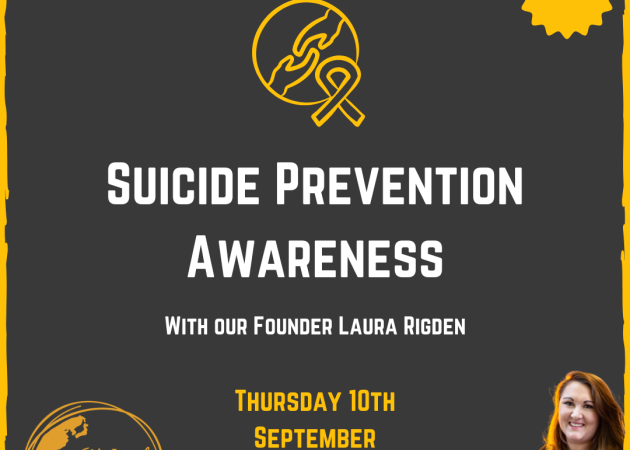Suicide Prevention Awareness – WSPD 2026 – Free Online Workshop with Laura Rigden