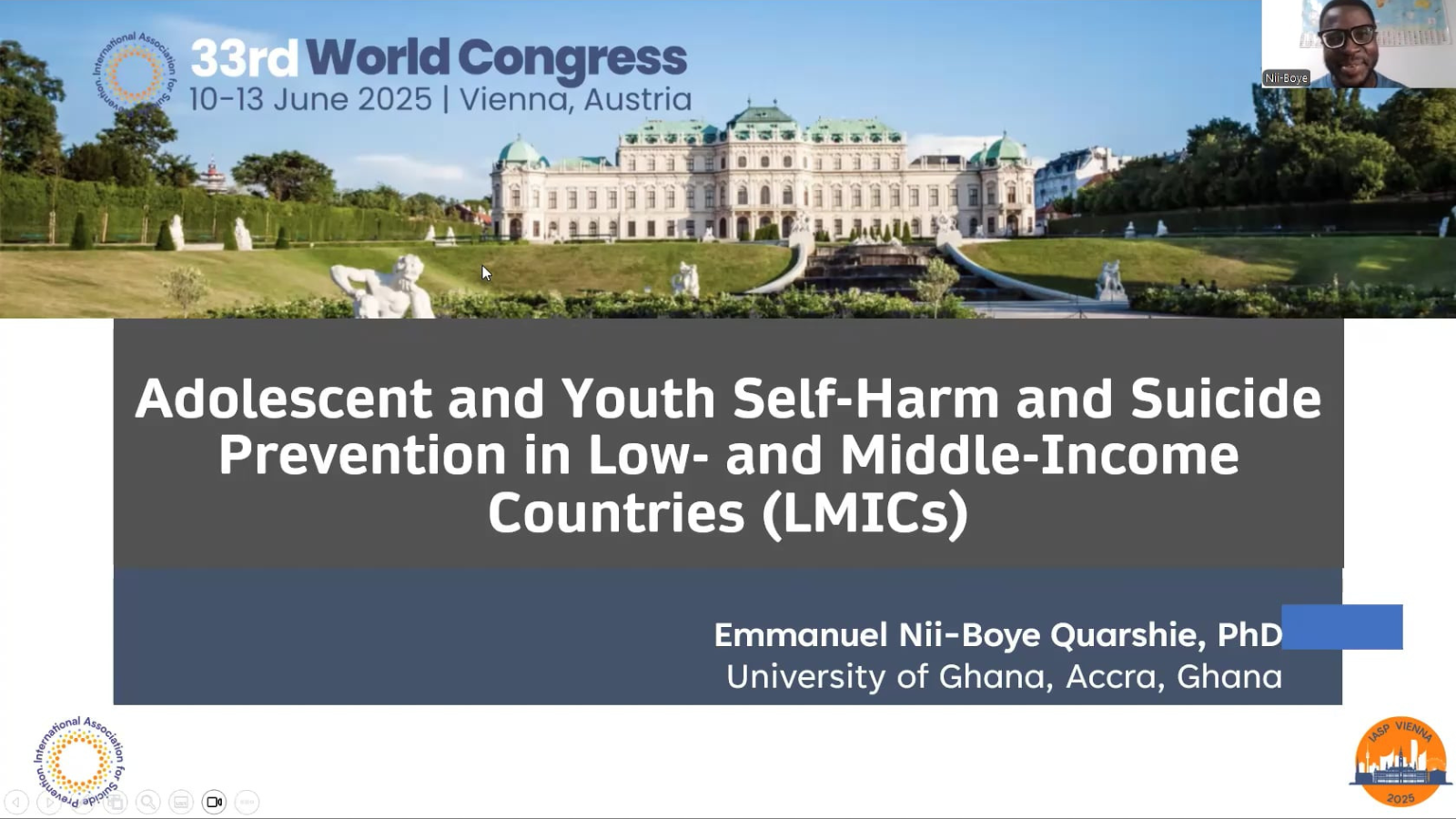 Flyer promoting Adolescent and Youth Self-Harm and Suicide Prevention in Low and Middle Income Countries Plenary Webinar