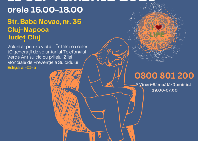 Volunteer for life. The meeting of the 10 generations of volunteers of the Romanian suicide crisis line Telefonul Verde Antisuicid