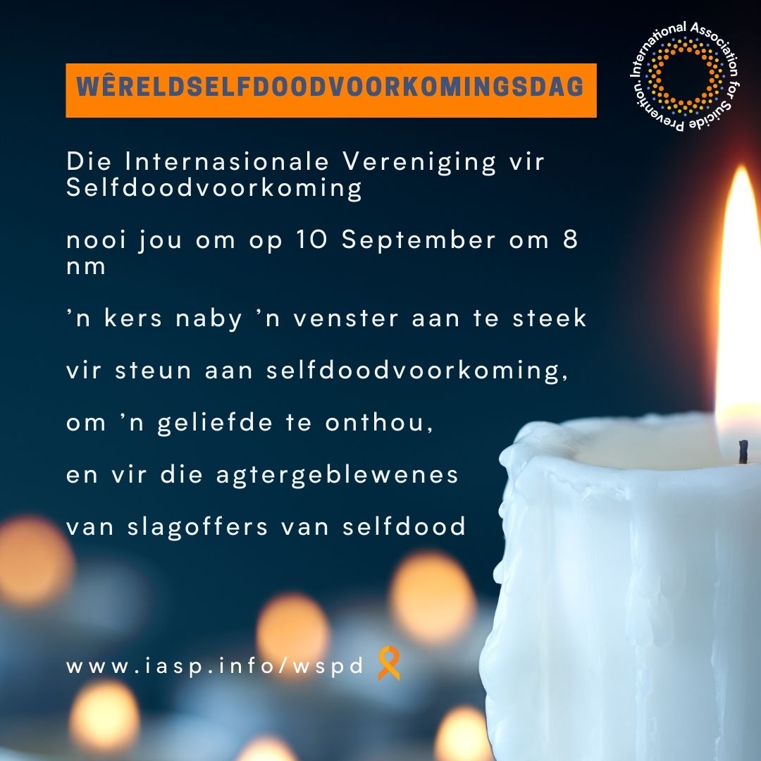 World Suicide Prevention Day Light A Candle IASP