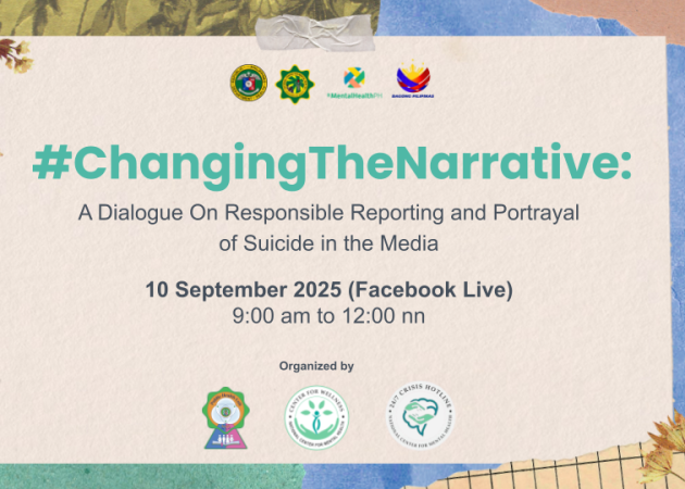 #ChangingTheNarrative: A Dialogue On Responsible Reporting and Portrayal of Suicide in the Media