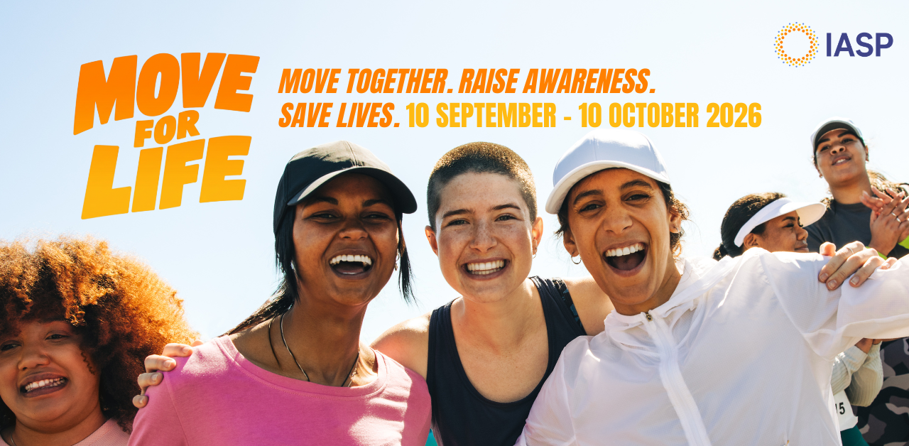 An image showing six people participating in the new move for life campaign