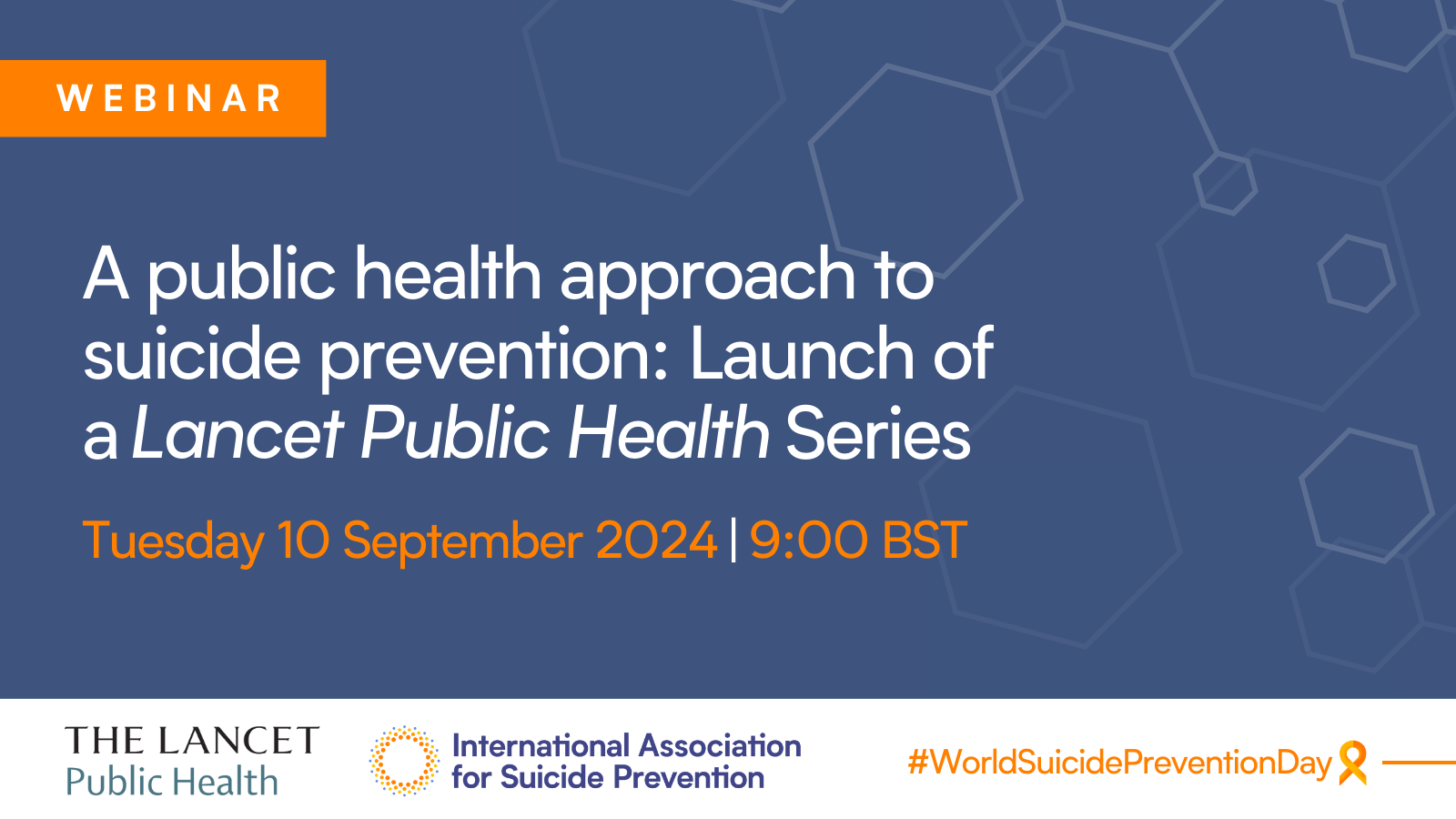 Flyer promoting the Lancet Webinar Series