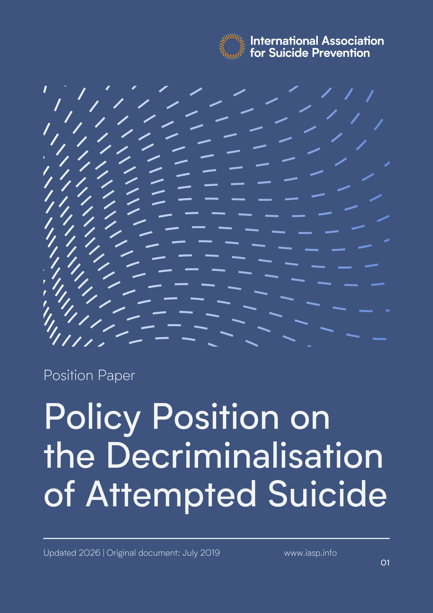 Policy Position on the Decriminalisation of Attempted Suicide