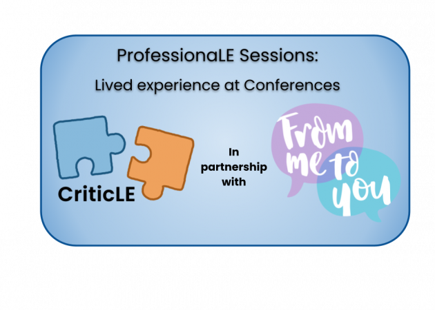 ProfessionaLE: Using your lived experience at conferences