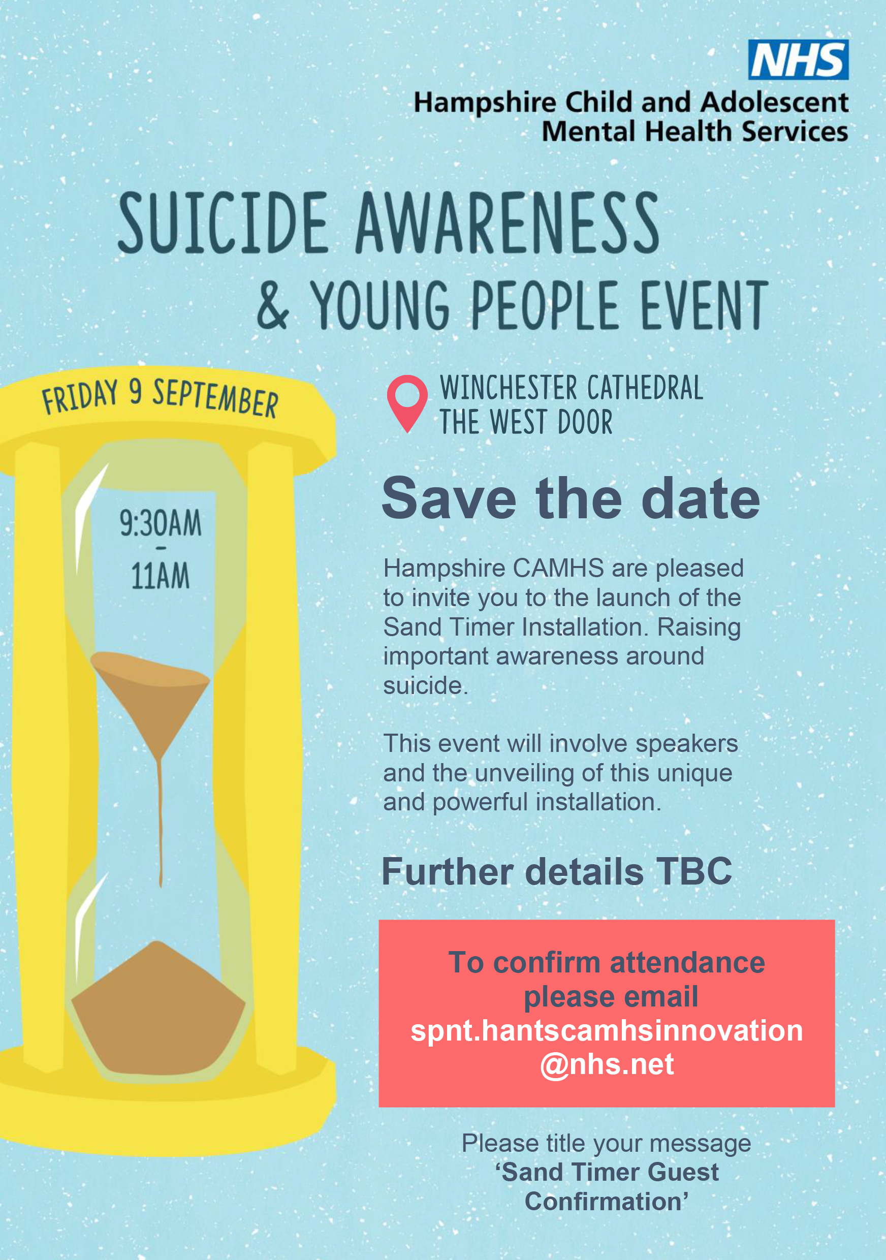Suicide Awareness & Young People Event CAMHS