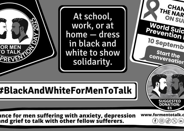 Black & White for ‘For Men To Talk’