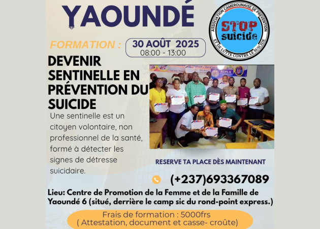 Devenir sentinelle en prévention du suicide