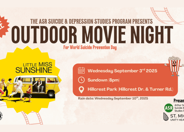 Free Outdoor Movie Screening For World Suicide Prevention Day 2025
