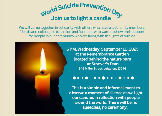World Suicide Prevention Day – Candlelight Gathering