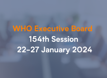 WHO Executive Board 154th Session