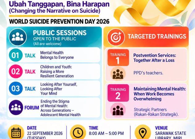 Kempen Hentikan Stigma World Suicide Prevention Day 2026
