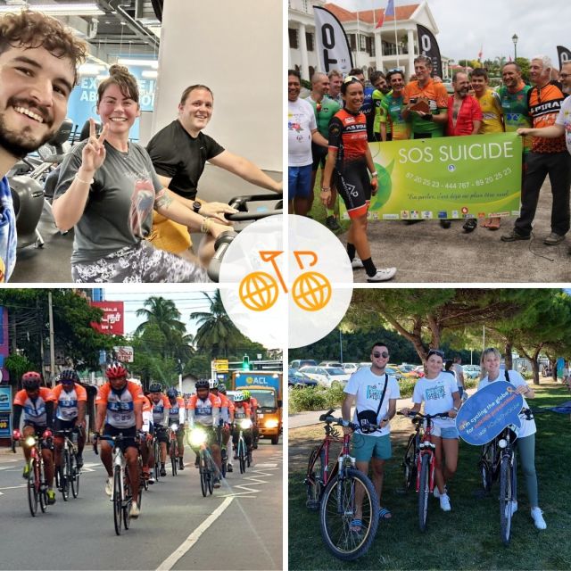 Thank you to everyone who participated in Cycle Around the Globe 2023! 🚴‍♀️🌎 🙌 This year's event saw an incredible surge in participation, with over 5,000 participants from over 45 countries coming together to break the stigma surrounding suicide. Teams and individuals from across the globe joined the month-long event, from World Suicide Prevention Day until World Mental Health Day, logging a phenomenal 275,335 kilometers – A distance equivalent to over 6 times around the globe! 

Click the link in bio to read the full story 👆