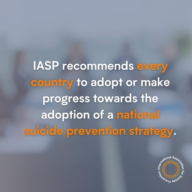 IASP recommends every country to adopt or make progress towards the adoption of a national suicide prevention strategy. We aim to continue these evidence-based actions to address the issues of suicidal behaviour worldwide. 

Click the link in bio to find out more 👆

#20DaysofHope #SuicidePrevention #IASP #SuicideAwareness